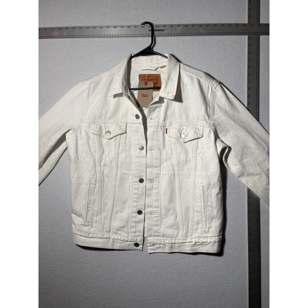 Levi’s Trucker Jacket Denim White Men’s Size Medium